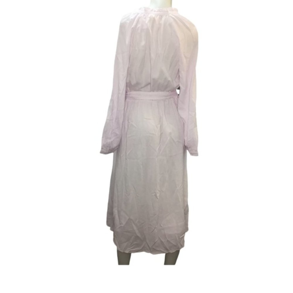 Anthropologie Cloth & Stone Midi Boho Dress V-Neck Long Sleeve Medium NWT - Picture 4 of 5